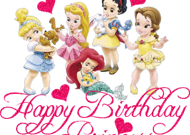 Animated Happy Birthday Princess Greeting Cards For Girls - Happy Birthday Wishes, Memes, SMS & Greeting eCard Images